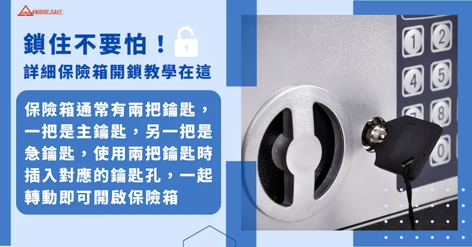 鎖住不要怕！詳細保險箱開鎖教學在這！