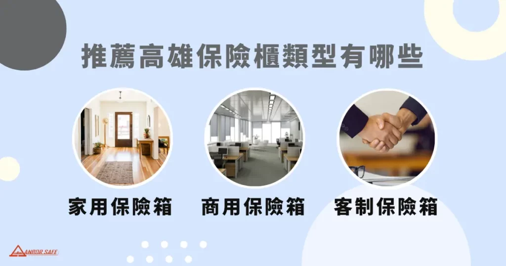 推薦高雄保險櫃類型有哪些？